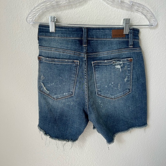 Judy Blue Beach Splash Jean Shorts Size Small - Picture 4 of 6